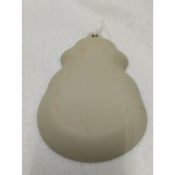 Stoneware Snowman Christmas /Winter Cookie Mold from the Kitchen Collection - Picture 2 of 7